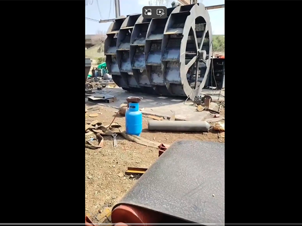 輪式洗沙機